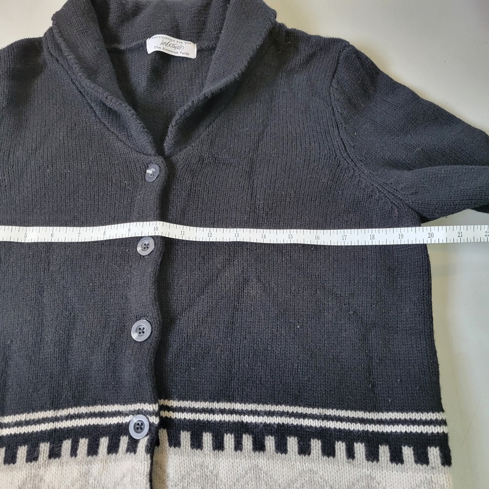Lord & Taylor American Petite Medium Wool Cardigan Shawl Collar Button Front - Picture 7 of 8